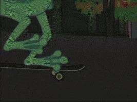 Cartoon Skate GIF by d00dbuffet