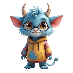 Cute Monster Sticker
