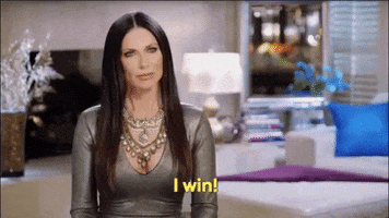 i win real housewives GIF