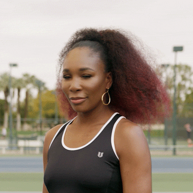 Venus Williams Flirt GIF by Wilson Tennis