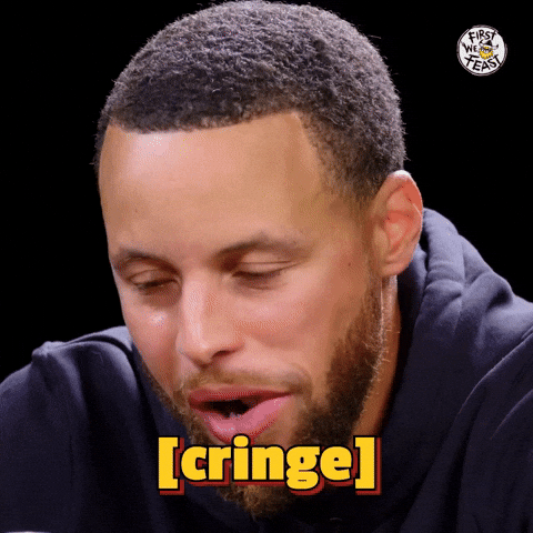 Embarrassed Stephen Curry GIF by First We Feast