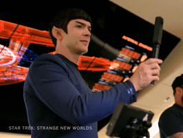 Shocked Ethan Peck GIF