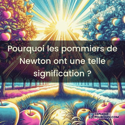 Isaac Newton Pomme GIF by ExpliquePourquoi.com