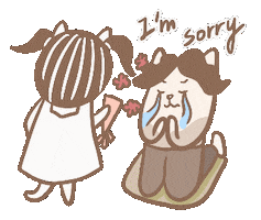 Sorry Cry Sticker