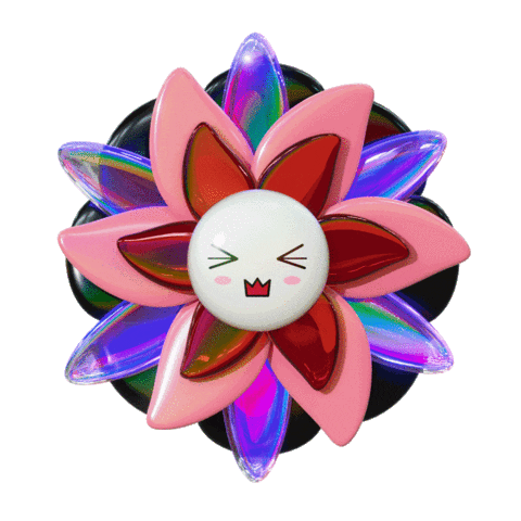 Flower Spinning Sticker by Lipsmak