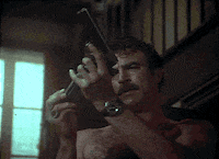 images Magnum Pi Tom Selleck Gif magnum pi flirt gif by starz find