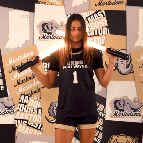 Light Saber Basketball GIF by Purdue Fort Wayne Athletics