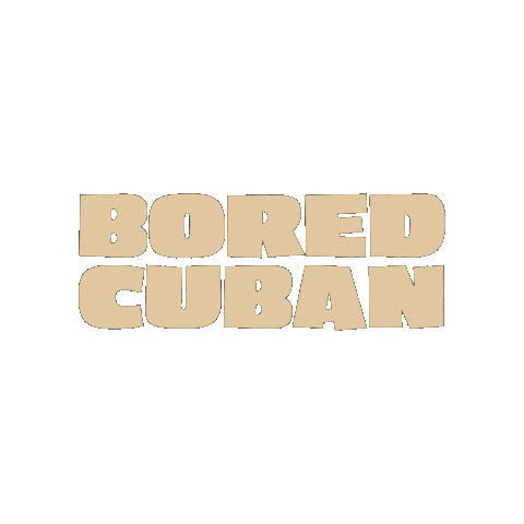 Bored Cuban Sticker