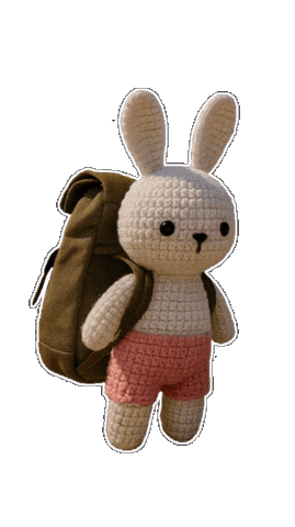 Bunny Theo Sticker by STAY WILD - Outdoor