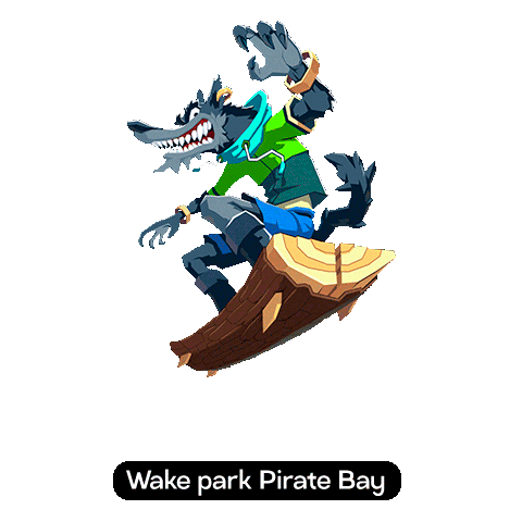 Wake Wakeboard Sticker by Pirate Bay
