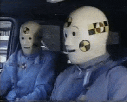 crash test dummies 80s GIF