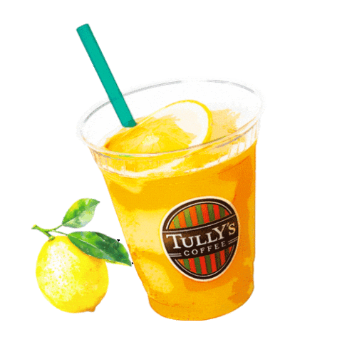 Coffee Lemon Sticker by タリーズコーヒージャパン株式会社