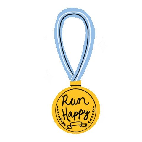 Run Happy Sticker by xbionicsphere