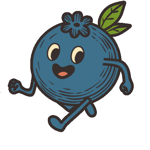 Blueberry Sticker by Visit Camarillo