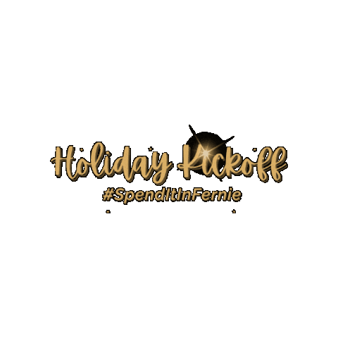 Christmas Shopping Sticker by Fernie BC
