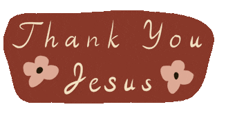 Jesus Thank You Sticker