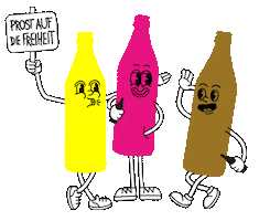 Bier Bierflasche Sticker by Unabhängige Privatbrauereien Österreichs