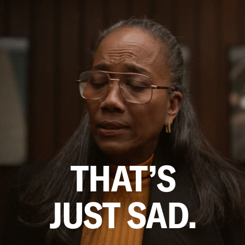 Sad Sonja Sohn GIF by ABC Network - Find & Share on GIPHY