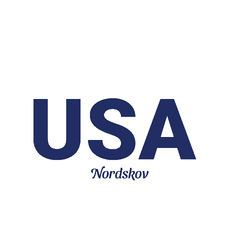 Usa Nordskov Sticker by Nordskov Coffee