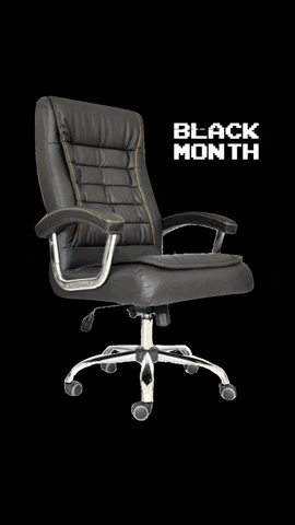 megamobilier black chair blackfriday mega GIF