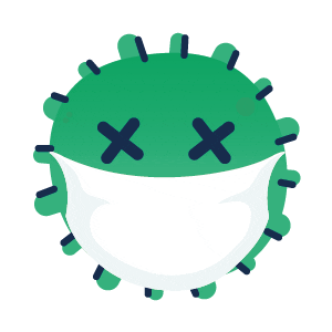 Coronavirus Sticker