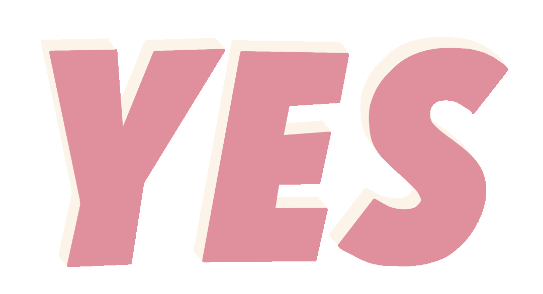 Text Yes Sticker by Bett Norris for iOS & Android GIPHY