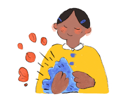 Primary Colours Love Sticker