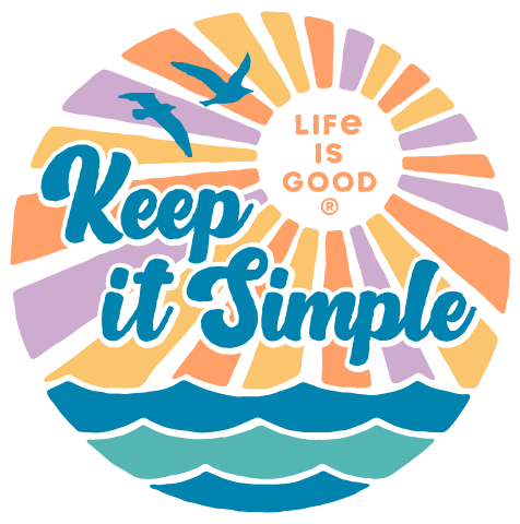 Beach Sunset Sticker by Lifeisgoodco