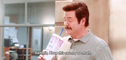 parks and recreation merica GIF