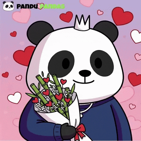 I Love You Hearts GIF by Pandu Pandas
