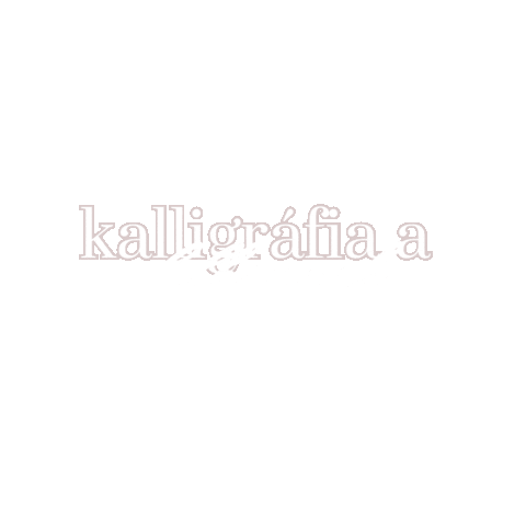 Kalligrafiaalkotasok Sticker