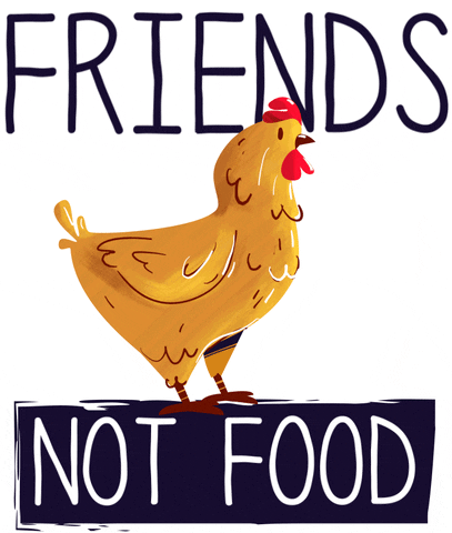 Chicken Go Vegan GIF by LIVEKINDLY