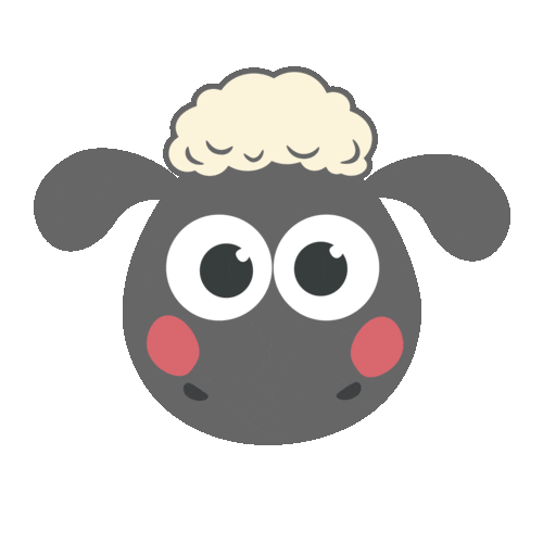 Shaun The Sheep What Sticker by Aardman Animations