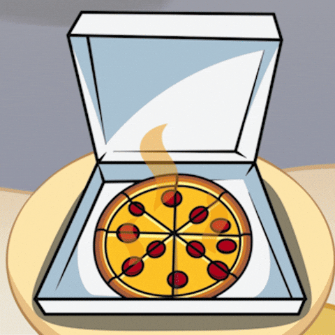 Pizza Time GIF by bad egg co