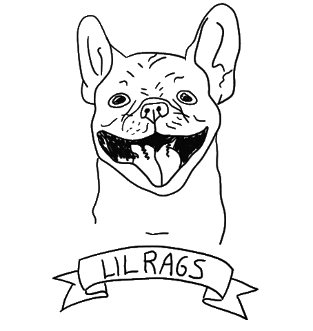 French Bulldog Dog Sticker by Lil Rags