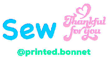 Shower Cap Thank You Sticker by Printed Bonnet