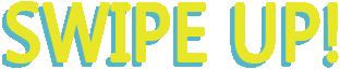 Swipe Up Sticker by Yellow Black And White