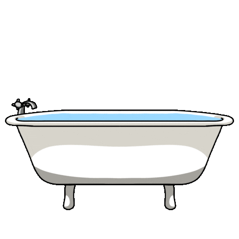 Science In The Bath Sticker by Matthew Shribman