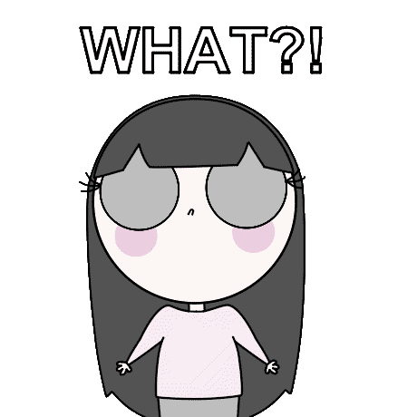 What Shocked Sticker by Cinimomo