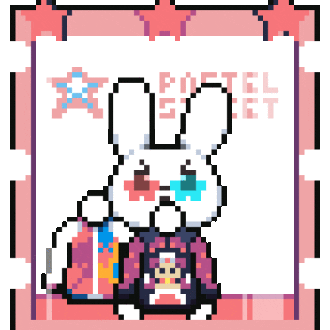 Fashion Bunny Sticker by Metarupx