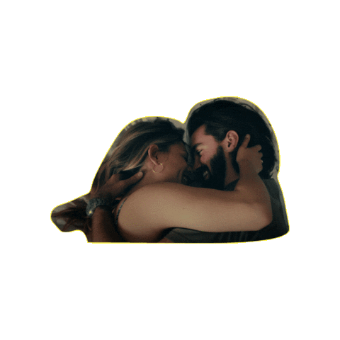 Couple Cuddles Sticker by Emma Klein