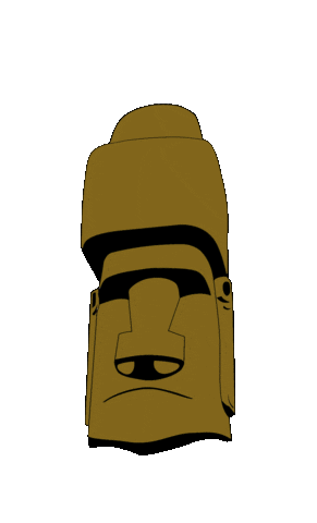 il moai Sticker