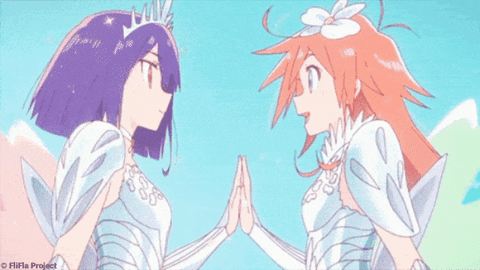 suprise bitch your gay anime gif