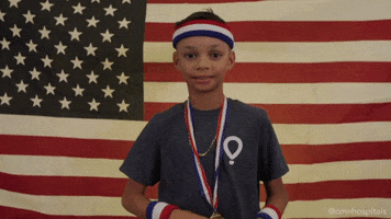 Gold Medal America GIF by Children's Miracle Network Hospitals