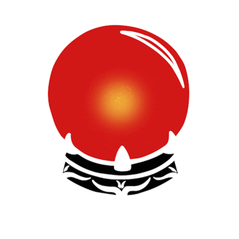 Crystal Ball Summer Sticker by Dizzy