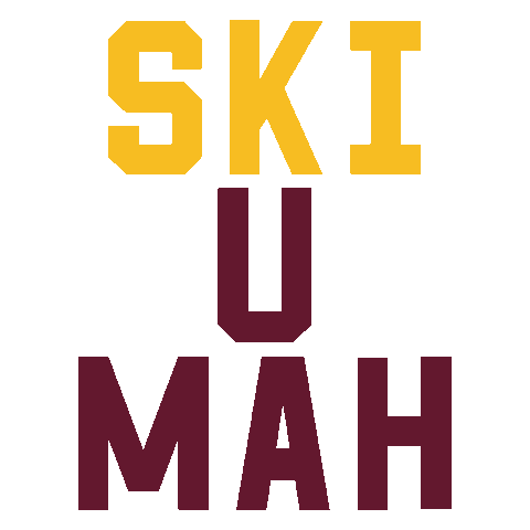 Skiumah Sticker by Minnesota Gophers