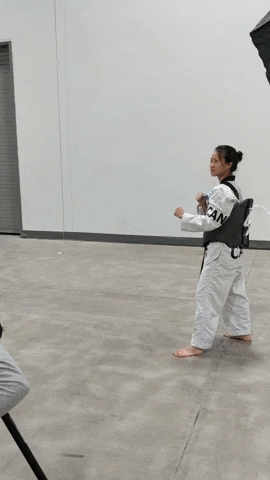 2020armor kick street fighter taekwondo yvette GIF