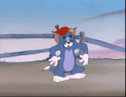 Tom And Jerry Shrug GIF by MOODMAN