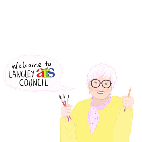 Langley Arts Council Sticker