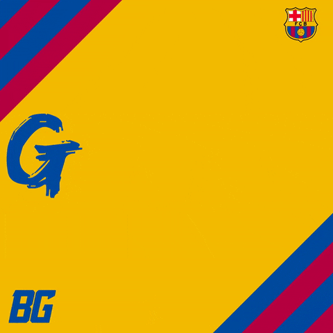 Blaugranagram logo news goal colors GIF
